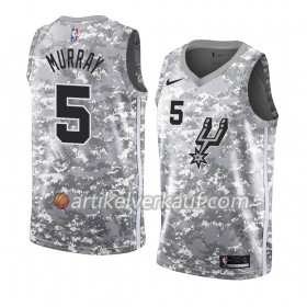 NBA San Antonio Spurs Trikot Dejounte Murray 5 2018-19 Nike Grau Swingman - Herren